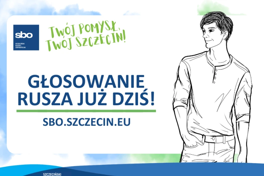 Punktualnie o godzinie 12.00 wystartuje głosowanie na projekty zgłoszone do SBO 2026.