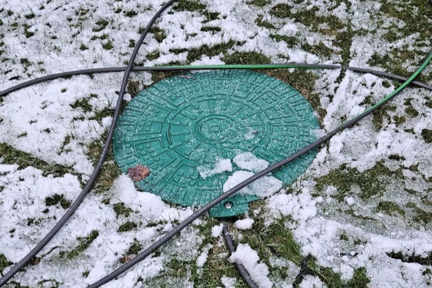 Zabezpieczona studzienka