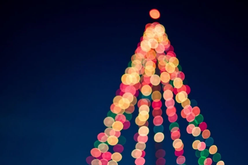 światełka na choince