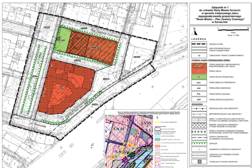 „Nowe Miasto – Plac Zawiszy Czarnego”: Projekt planu gotowy