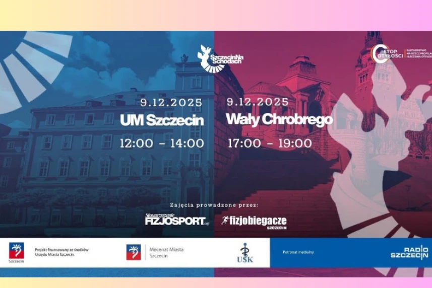 #StopOtyłości – Szczecin na schodach