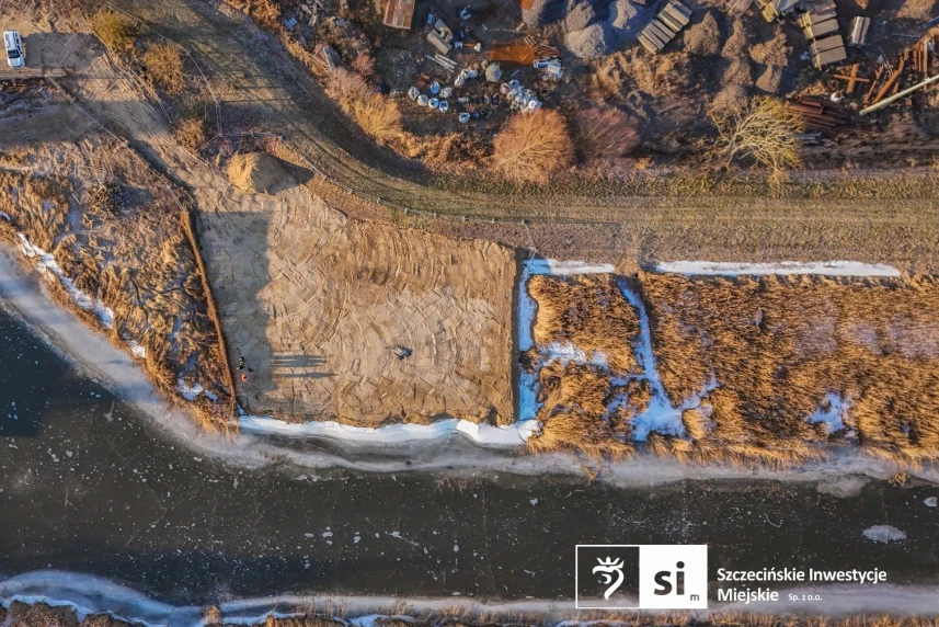 Przystań kajakowa Wiskord w Szczecinie. Przystań kajakowa Wiskord w Szczecinie.