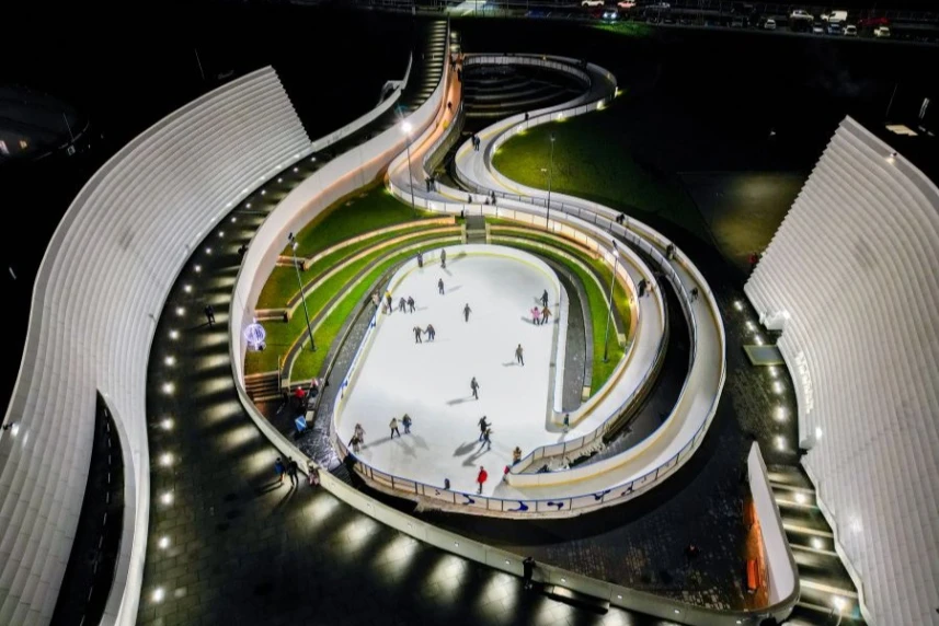 Lodowisko przy Fabryce Wody