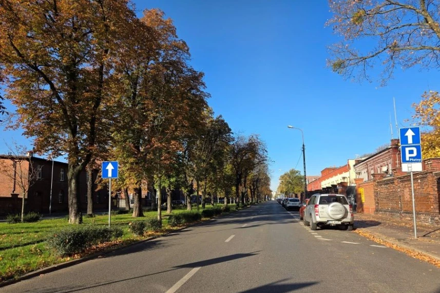 Ulica Narutowicza w Szczecinie