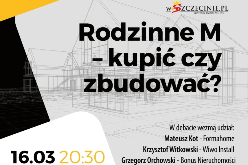 Dom czy mieszkanie? Debata w ramach targów Bud-Gryf & Home Dom czy mieszkanie? Debata w ramach targów Bud-Gryf & Home