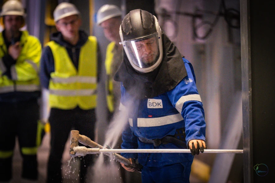 Specjaliści i technolodzy EcoGeneratora każdej wiosny sprawdzają kotły, w których na co dzień spalane są odpady.