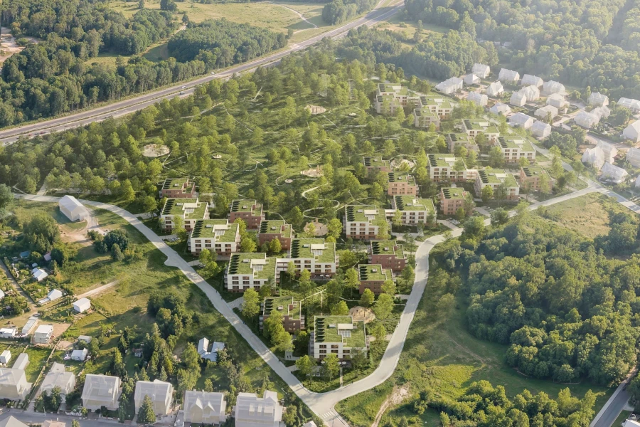 Tak będzie wyglądało nowe osiedle w Podjuchach. Tak będzie wyglądało nowe osiedle w Podjuchach.