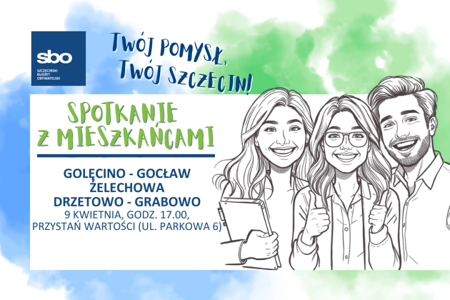 9 kwietnia br. odbędzie się spotkanie z mieszkańcami obszaru lokalnego "Golęcino-Gocław, Żelechowa, Drzetowo-Grabowo". 9 kwietnia br. odbędzie się spotkanie z mieszkańcami obszaru lokalnego "Golęcino-Gocław, Żelechowa, Drzetowo-Grabowo".