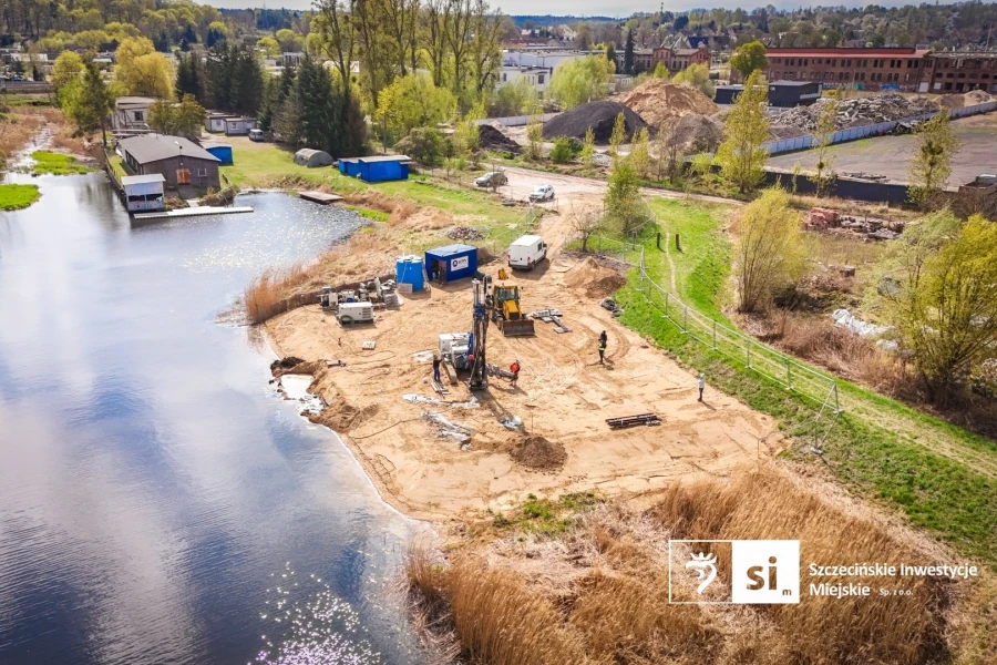 Wiskord: Powstają fundamenty pod nową przystań