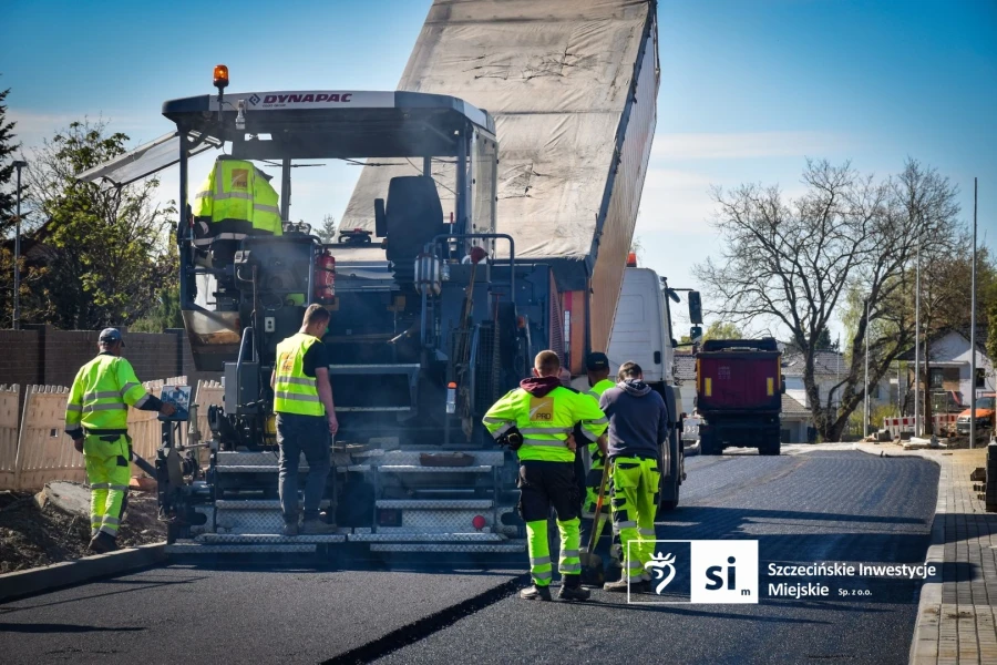 Asfaltowanie na Północnej