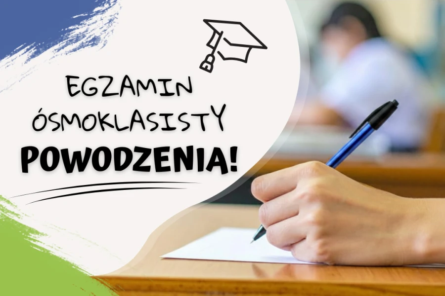 Wszystkim ósmoklasistom życzymy osiągnięcia jak najlepszych wyników. Trzymamy za Was kciuki!