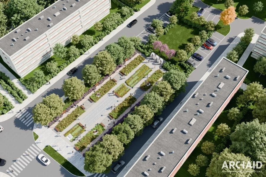 Na centralnym placu przy ul. Emilii Gierczak, dawnym Starym Rynku  powstanie  park kieszonkowy "Zielony środek".