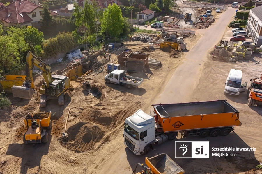 Przebudowa Andersena i Północnej. Plac budowy Przebudowa Andersena i Północnej. Plac budowy