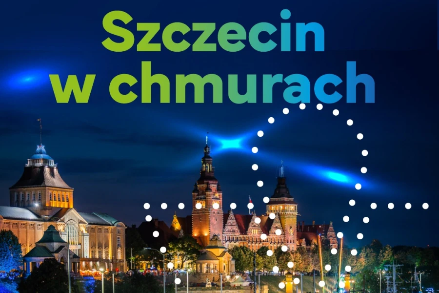 Konkurs Szczecin w chmurach. Plakat wydarzenia