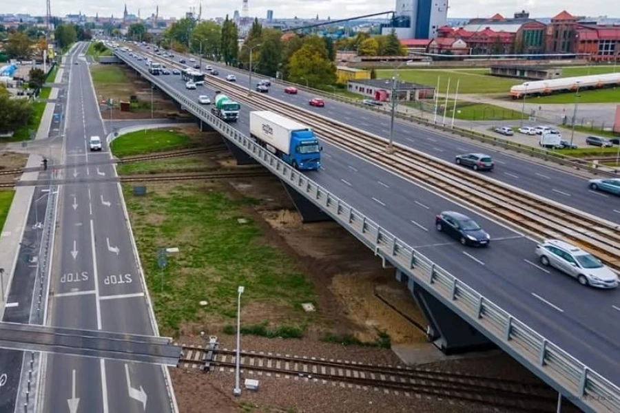 Estakada Pomorska w Szczecinie Estakada Pomorska w Szczecinie