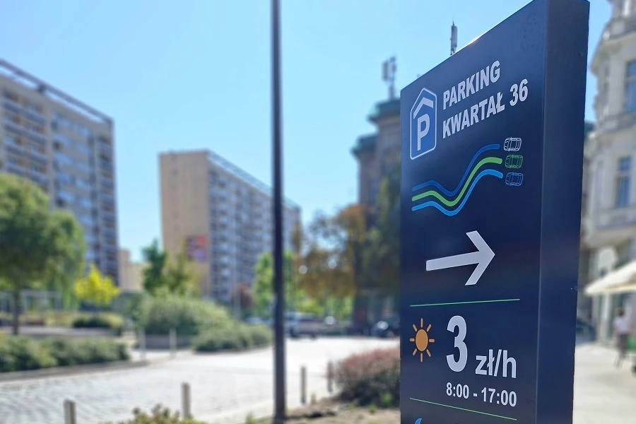 Oznakowanie - parking Kwartał 36 Oznakowanie - parking Kwartał 36