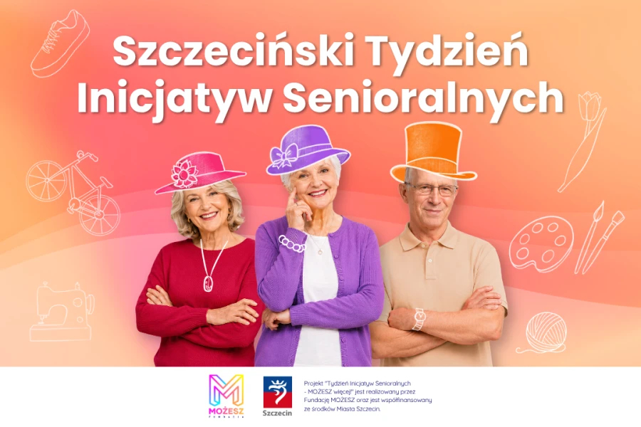 Od 14 do 20 września szczecińskie organizacje, instytucje, kluby seniora i grupy nieformalne będą zapraszać mieszkańców na spotkania przygotowane w ramach Szczecińskiego Tygodnia Inicjatyw Senioralnych 2026. Od 14 do 20 września szczecińskie organizacje, instytucje, kluby seniora i grupy nieformalne będą zapraszać mieszkańców na spotkania przygotowane w ramach Szczecińskiego Tygodnia Inicjatyw Senioralnych 2026.