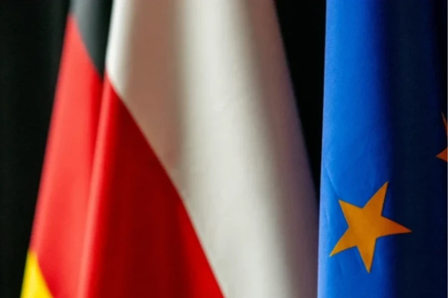 Od porozumienia do partnerstwa. Przed nami Dni Współpracy Polsko-Niemieckiej 2026 (flagi)