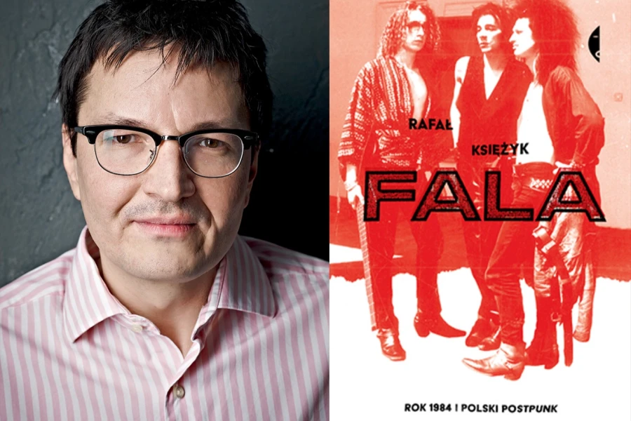 Rafał Księżyk i książka „Fala. Rok 1984 i polski postpunk” Rafał Księżyk i książka „Fala. Rok 1984 i polski postpunk”