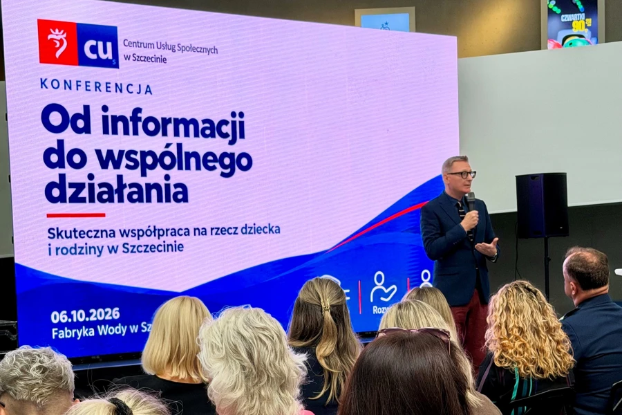 Konferencja pod hasłem „Od informacji do wspólnego działania – skuteczna współpraca na rzecz dziecka i rodziny w Szczecinie” odbyła się w przestrzeniach Edukatorium Fabryki Wody. Konferencja pod hasłem „Od informacji do wspólnego działania – skuteczna współpraca na rzecz dziecka i rodziny w Szczecinie” odbyła się w przestrzeniach Edukatorium Fabryki Wody.