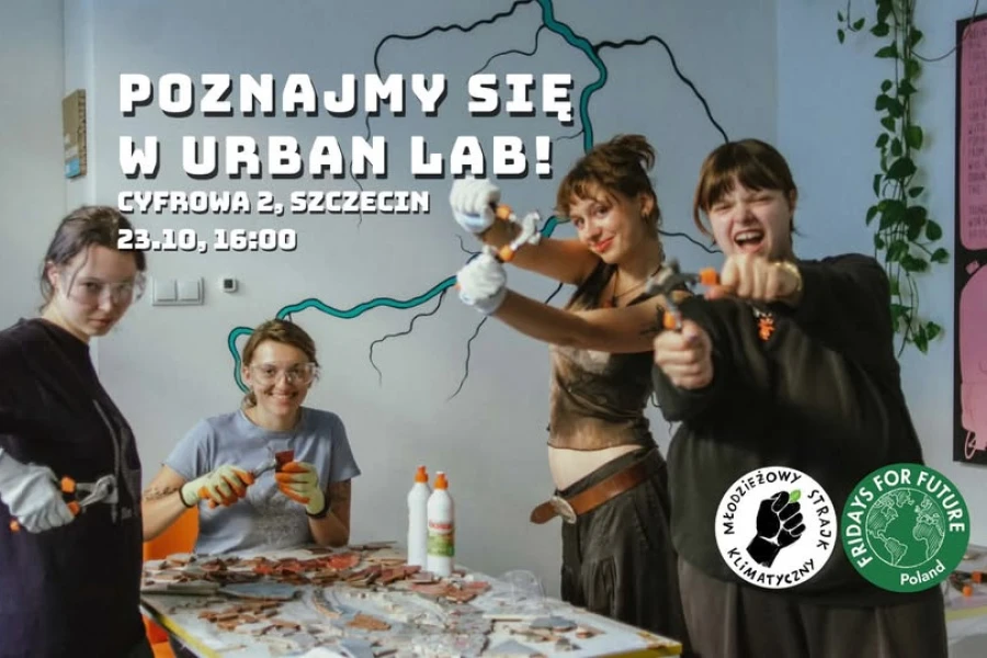 Oddajmy ryby Odrze. Spotkanie z Młodzieżowym Strajkiem Klimatycznym w Urban Lab Szczecin Oddajmy ryby Odrze. Spotkanie z Młodzieżowym Strajkiem Klimatycznym w Urban Lab Szczecin