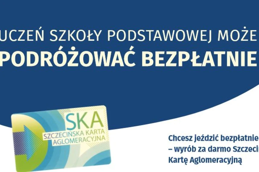 Od 1 lipca każda osoba, która uczęszcza do szkoły podstawowej i jest mieszkańcem Gminy Miasto Szczecin ma możliwość darmowego jeżdżenia komunikacją miejską Od 1 lipca każda osoba, która uczęszcza do szkoły podstawowej i jest mieszkańcem Gminy Miasto Szczecin ma możliwość darmowego jeżdżenia komunikacją miejską