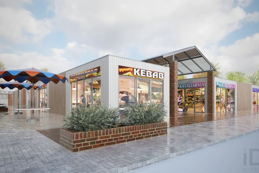 Modernizacja targowiska w Dąbiu