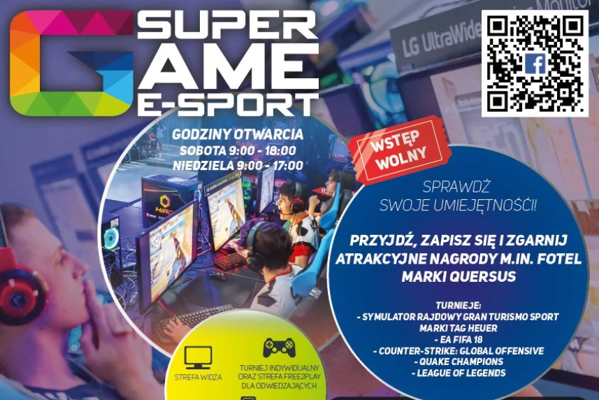 SUPER GAME e-sport zawita do Szczecina