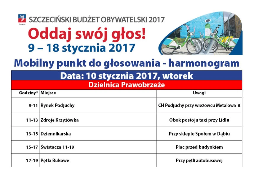 SBO 2017- 10 stycznia: Sprawdź rozkład jazdy BUDŻETObusa