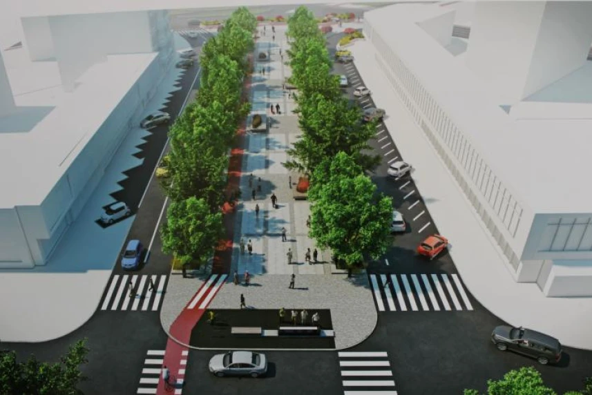 Nowe oblicze placu po Pomniku Wdzięczności coraz bliżej