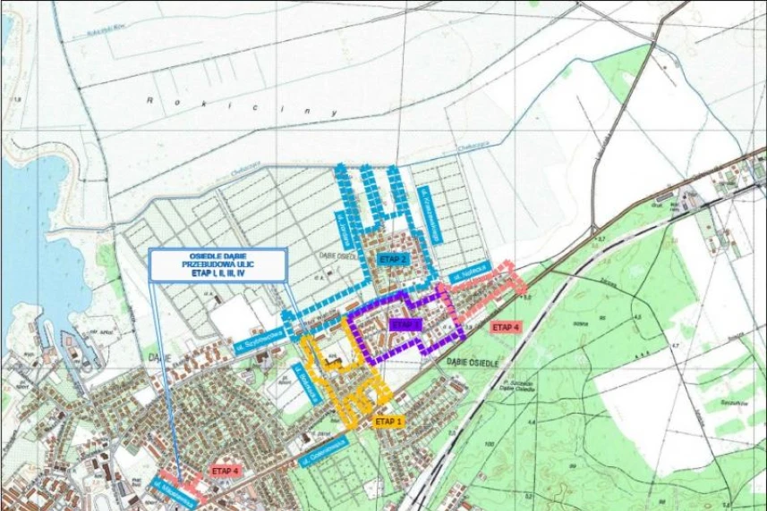 Przetarg na przebudowę ulic w Dąbiu rozstrzygnięty