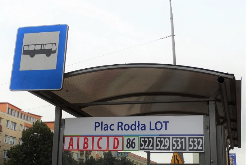 Przystanek "Plac Rodła LOT" Przystanek "Plac Rodła LOT"