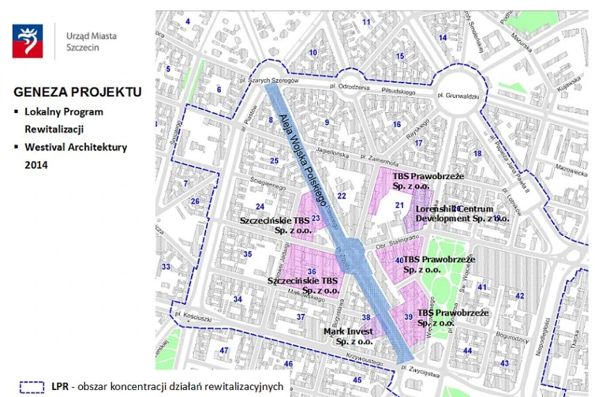 Rewitalizacja alei Wojska Polskiego.