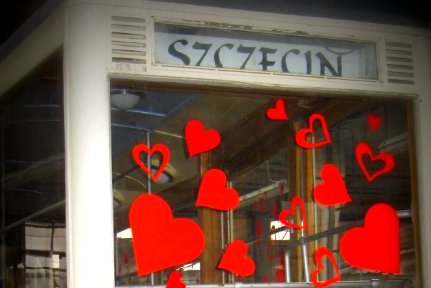 Walentynkowy tramwaj