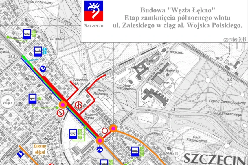 Od dziś utrudnienia przy Węźle Łękno