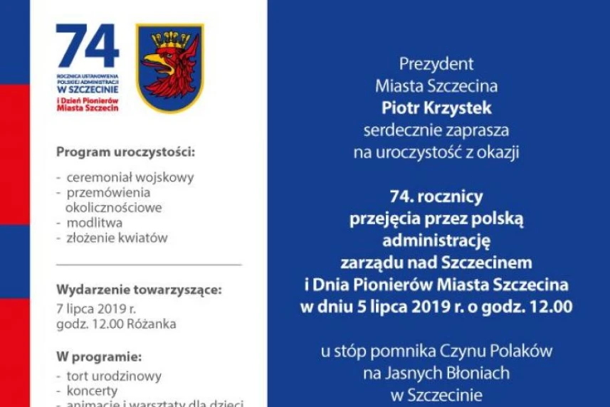 Zapraszamy na Dzień Pionierów Miasta Szczecina