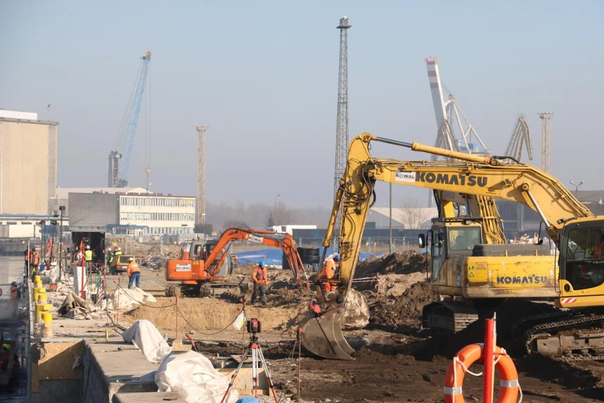 Plac budowy - luty 2017