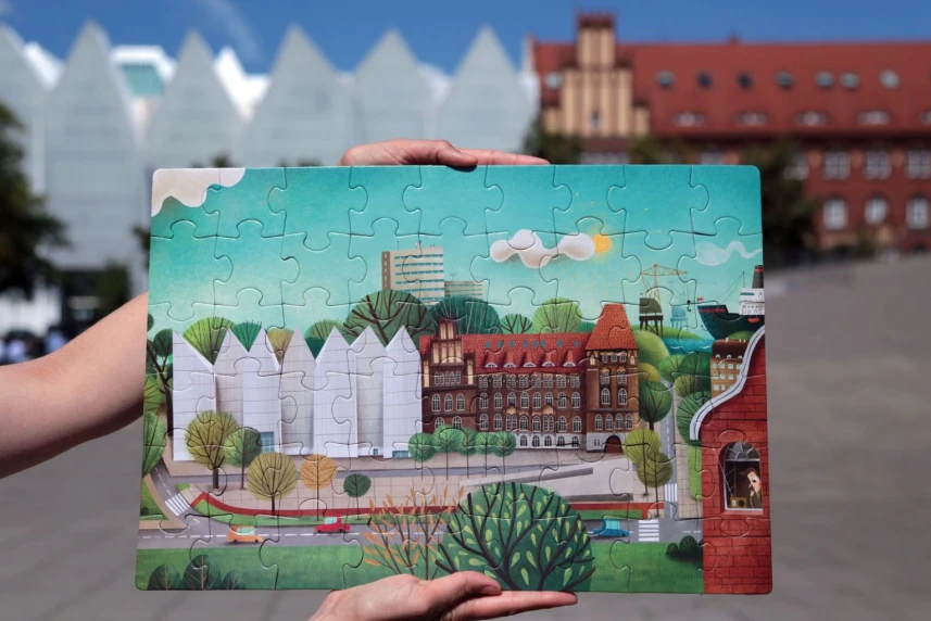 Szczecińska filharmonia na puzzlach