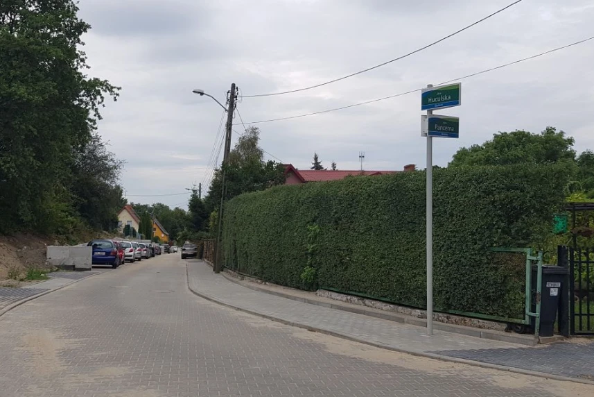 Ulica Huculska nabiera kształtów Ulica Huculska nabiera kształtów