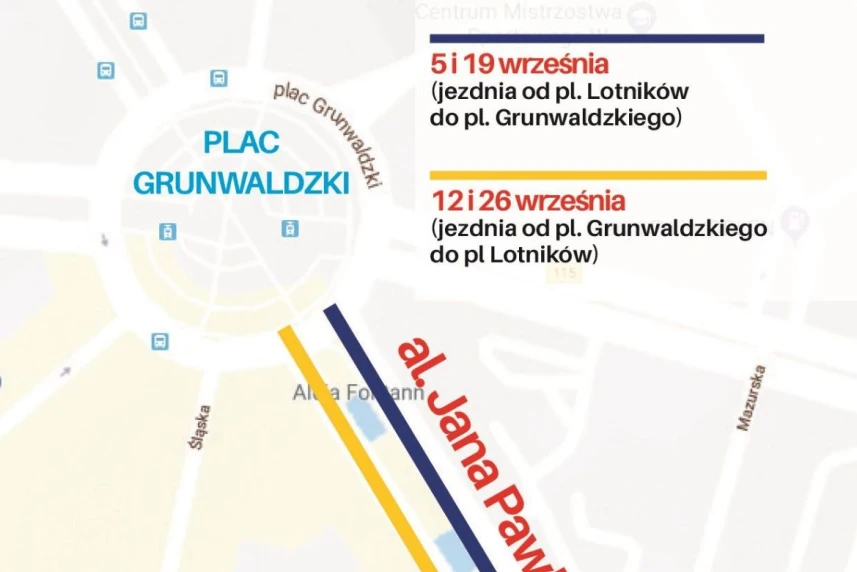 Czyściej na al. Jana Pawła II Czyściej na al. Jana Pawła II