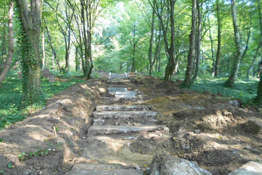 Niezwykłe znalezisko przy remoncie parku