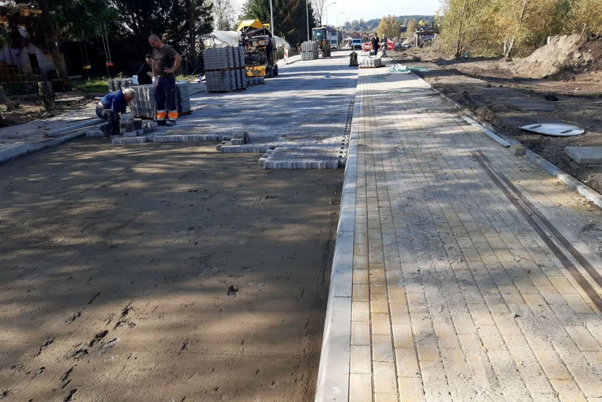 Kolejny etap prac na ulicy Drozdowej