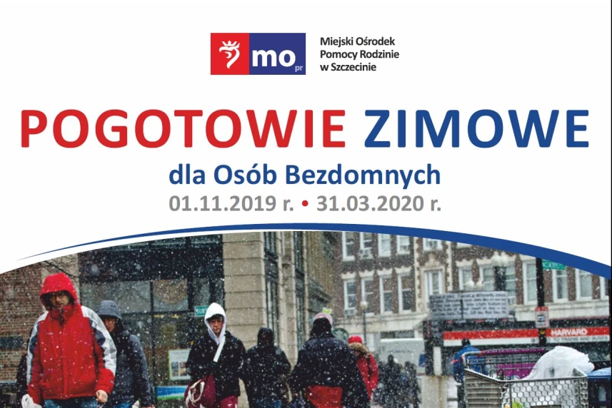 Pogotowie Zimowe dla osób bezdomnych 2019/2020