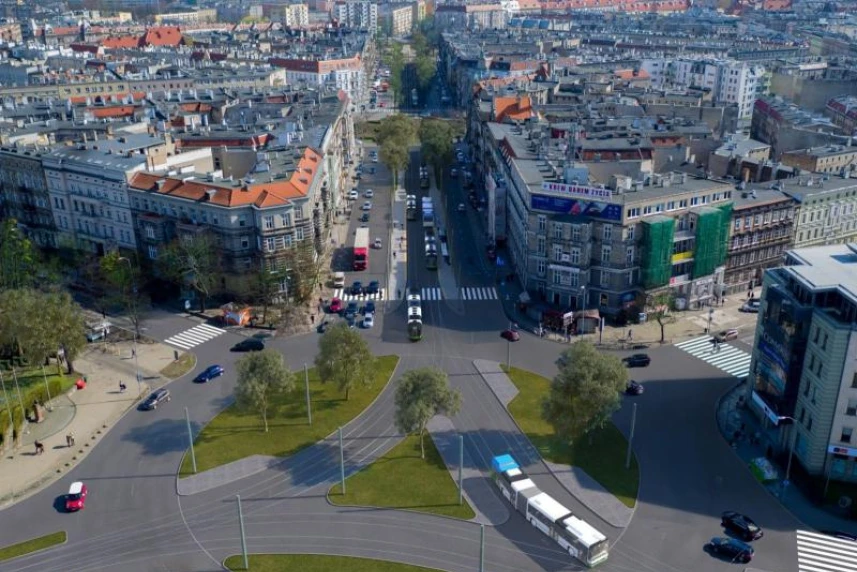 Przebudowa węzła na Placu Szarych Szeregów. Informacja dotycząca zieleni. Przebudowa węzła na Placu Szarych Szeregów. Informacja dotycząca zieleni.